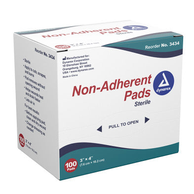 Non-Adherent Pads - Sterile, 3" x 4"
