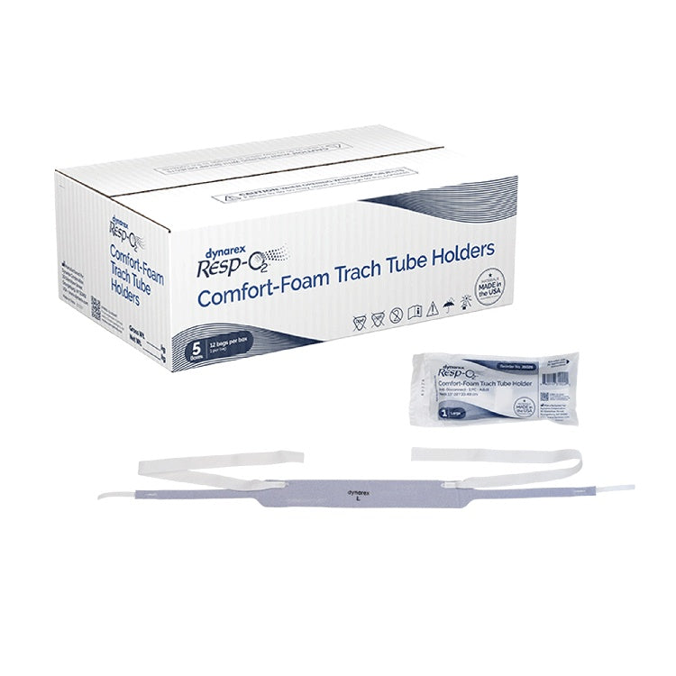 Comfort-Foam Trach Tube Holder - Anti Disconnect, 1 Piece, Large, Adult, 5/12/cs