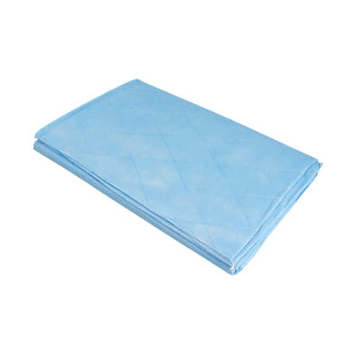 Disposable Blue Non-Woven Blanket, 44" x 84"