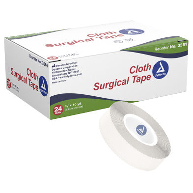 Cloth Surgical Tape, 1/2" x 10 yd