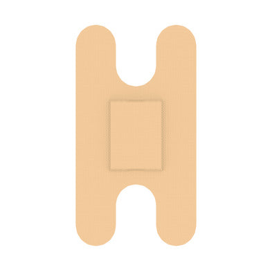 Adhesive Fabric Bandages Knuckle - Sterile, 1 1/2" x 3", 24