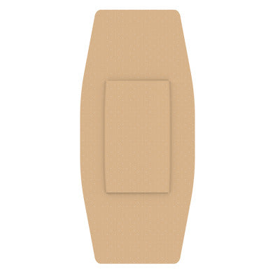 Sheer Plastic Adhesive Bandages - Sterile, 2" x 4 1/2", 24