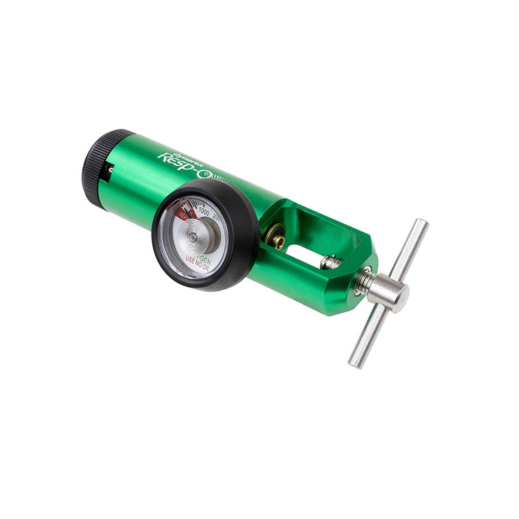 CGA 870 Oxygen Regulator - 0-25 LPM, 0-25 LPM, Barb Outlet, Brass-S, 5/1/cs