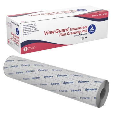 View Guard Transparent Film Dressing Roll, 10" x 11 yd