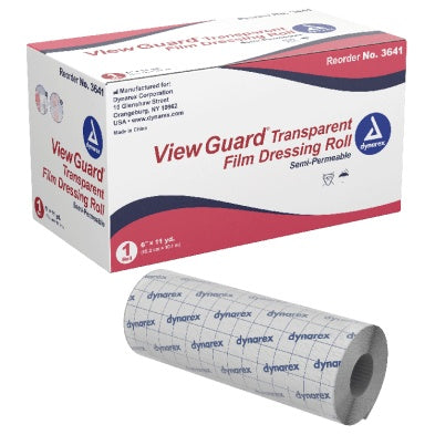 View Guard Transparent Film Dressing Roll, 6" x 11 yd
