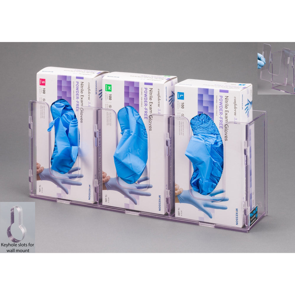 Short Glove Box Holder-3 Box (Wall Mount)