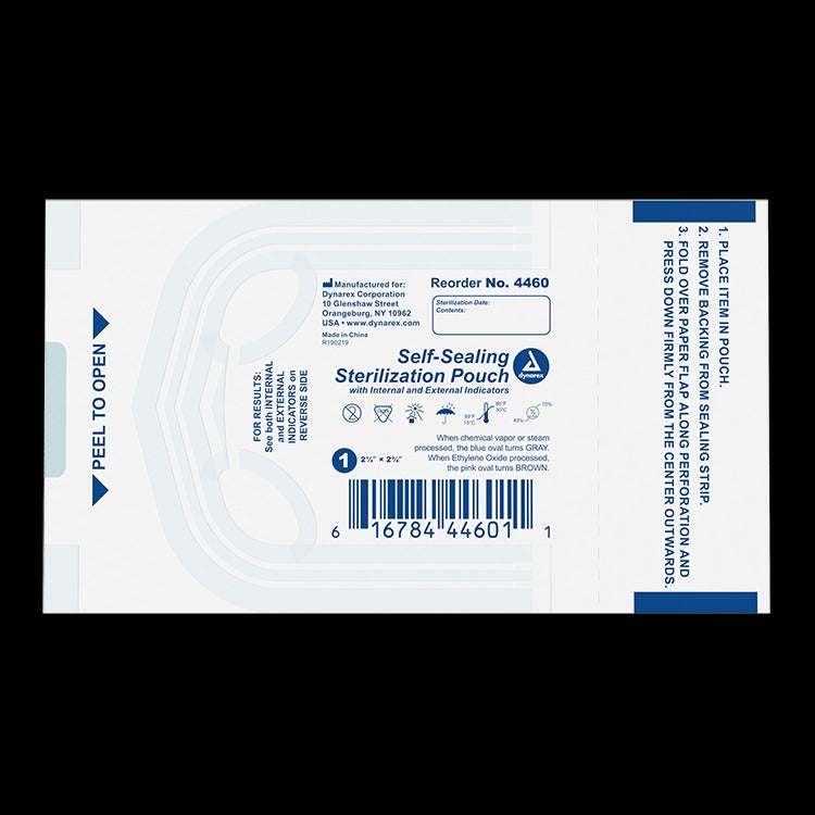 Sterilization Pouches, 3.5" x 5.25"