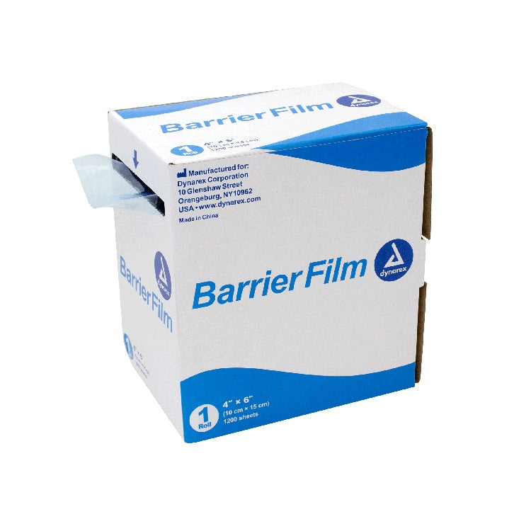 Dental Barrier Film, 4" x 6", Blue, 8/1200/cs