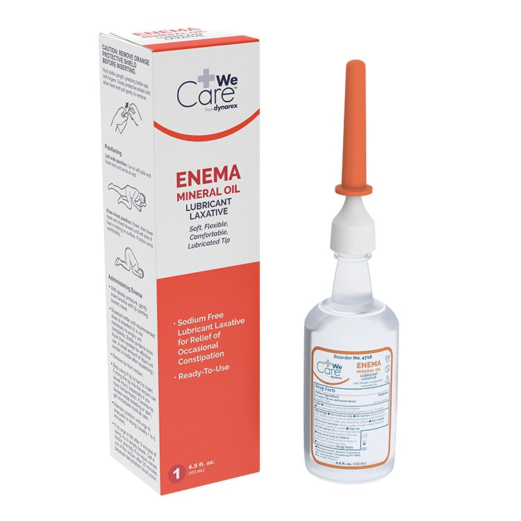 Enema Mineral Oil, 4.5 oz., 48/cs