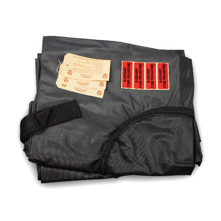 Heavy Duty Black Body Bag, Adult, 36" x 90", 10/cs