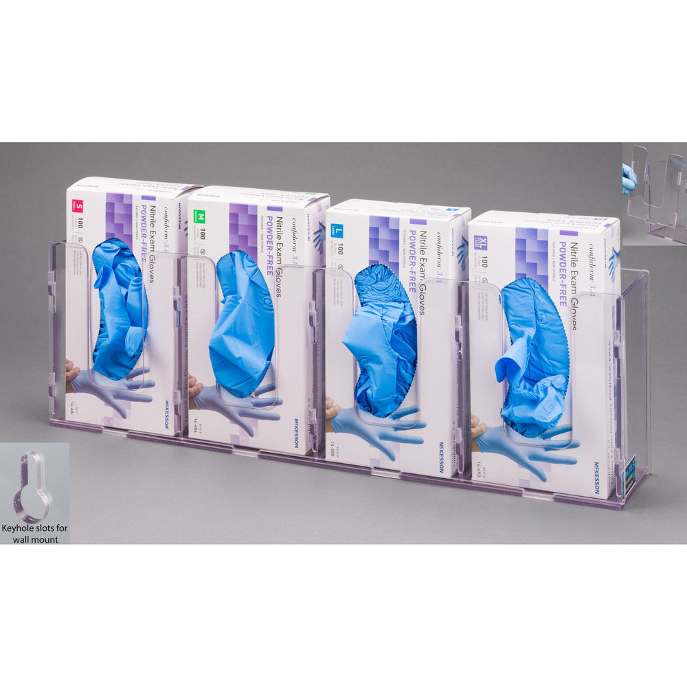 Short Glove Box Holder-4 Box (Wall Mount)