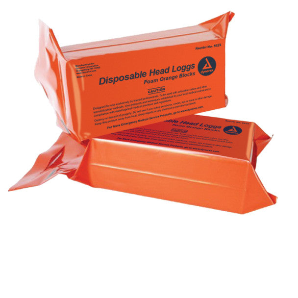 Disposable Head Loggs, Orange, 16 Pairs