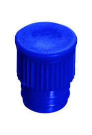 Push cap, blue, suitable for tubes