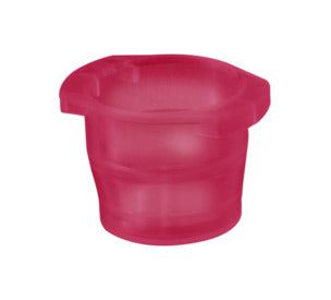 Cap, red, suitable for tubes