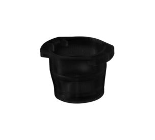 Cap, black, suitable for tubes
