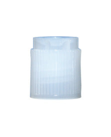 Screw cap, HD-PE, natural, for tubes