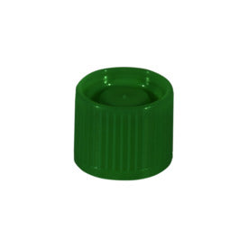 Screw cap, green, suitable for tubes