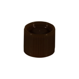 Screw cap, brown, suitable for tubes