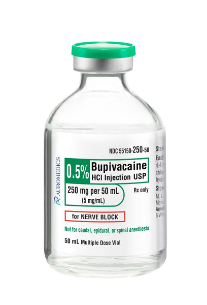 0.5% Bupivacaine Multiple-Dose Vial - 50mL