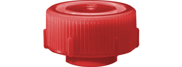 Screw cap, red, suitable for Mailing container