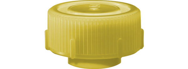 Screw cap, yellow, suitable for Mailing container