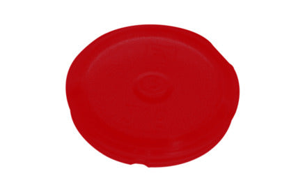 Colour-coded inserts, red, PP, suitable for screw caps
