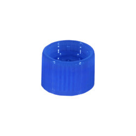 Screw cap, blue, suitable for tubes  15.3 mm
