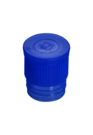 Push cap, blue suitable for tubes  16-17 mm