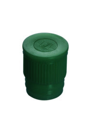 Push cap, green suitable for tubes  16-17 mm