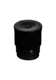 Push cap, black suitable for tubes  16-17 mm
