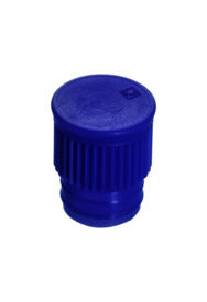 Push cap, blue suitable for tubes  15.7 mm