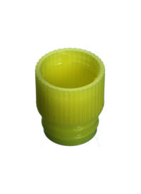 Push cap, yellow suitable for tubes  13 mm