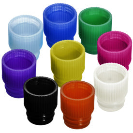 Push cap, colour mix suitable for tubes  13 mm