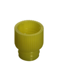 Push cap, yellow suitable for tubes  12 mm