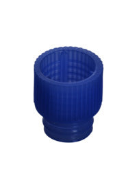 Push cap, blue suitable for tubes  12 mm