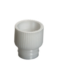 Push cap, white suitable for tubes  12 mm