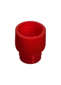 Push cap, red suitable for tubes  12 mm