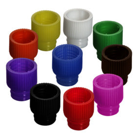 Push cap, colour mix suitable for tubes  12 mm