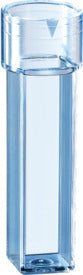 Cuvette, 4.2 ml (HxW): 55 x 12 mm, PS, transparent, optical sides: 2