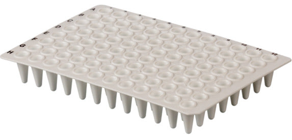 PCR plate without skirt, 96 well, white 72.1977.232