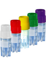 CryoPure tubes, 1.2 ml, QuickSeal screw cap, colour mix