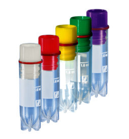 CryoPure tubes, 2 ml, QuickSeal screw cap, colour mix 7,23,80,992