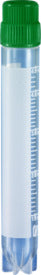 CryoPure tubes, 5 ml, QuickSeal screw cap, green