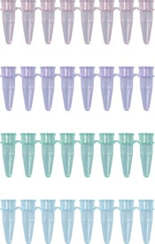 PCR strip of 8, 200l, PCR Performance Tested, colour mix, PP
