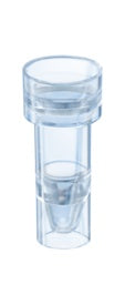 Sample tube, suitable for Hitachi analyser, transparent