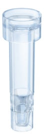 Sample tube, suitable for Abbott analyser AXSYM, transparent