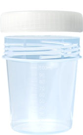 Container with screw cap, 100 ml, (xH): 57 x 76 mm, PP, transparent 7,55,62,300