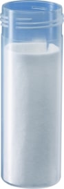 Mailing container, transparent, construction: round, with absorbent liner, length