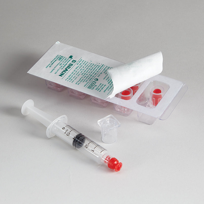 Health Care Logistics Sterile Tamper-Evident Luer Lock Syringe Caps, Case