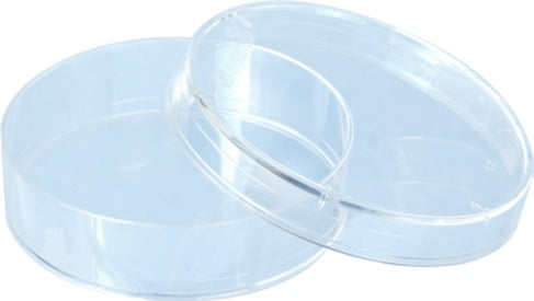 Petri dish, 60 x 15 mm, transparent, with ventilation cams